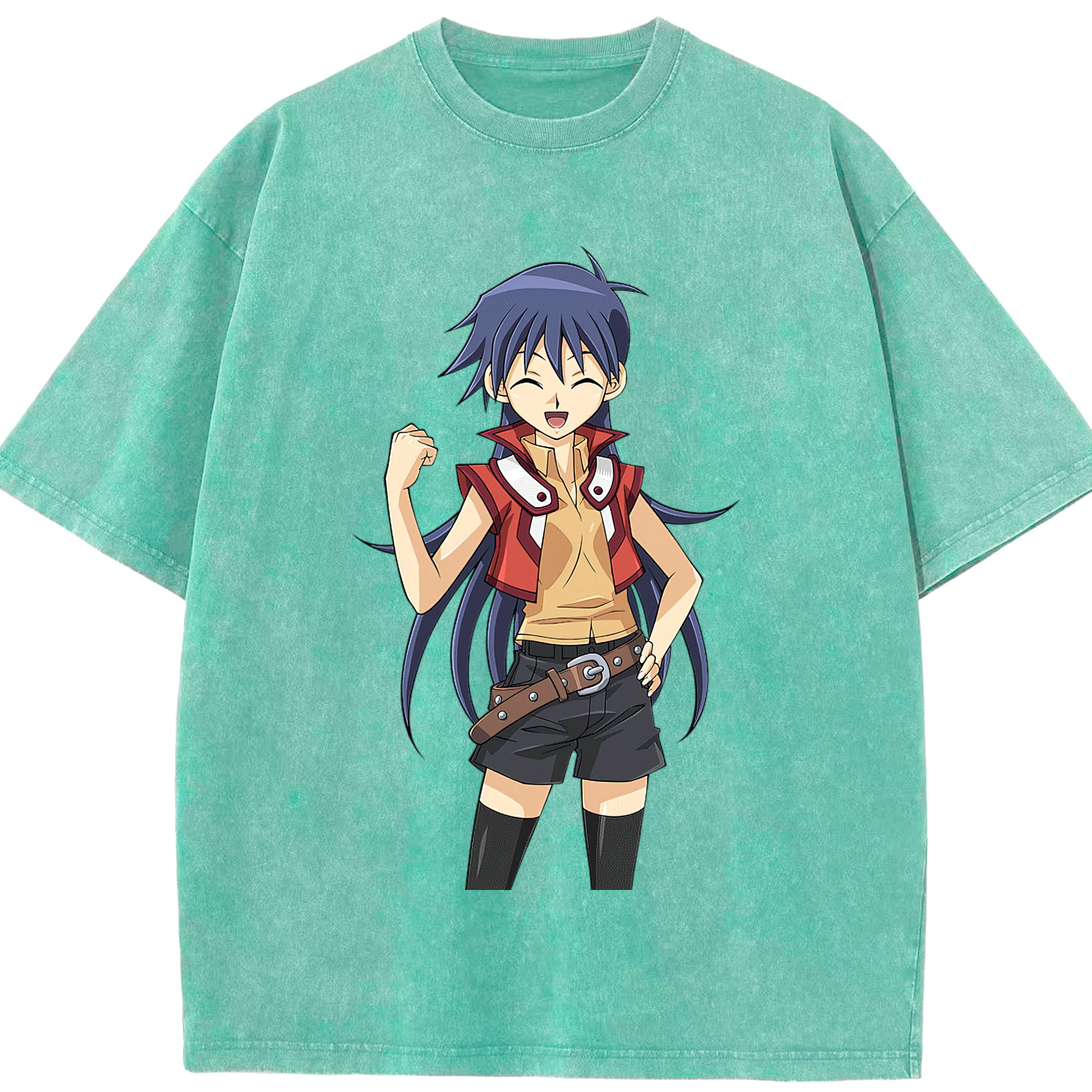 （画像用） 遊☆戯☆王 Yu-Gi-Oh! 綿100% ヴィンテージ風 半袖Tシャツ（フロントプリント）